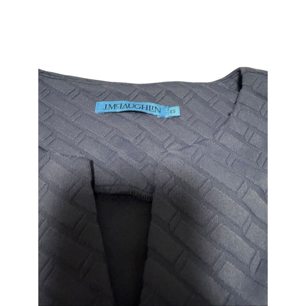 J.Mclaughlin Xs Blue Violet Texture Basic Staple … - image 2